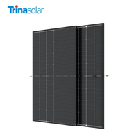 سعر الألواح الشمسية Trina Solar Vertex S + Tsm 440w N Type Pv جميع الألواح الشمسية ذات الوجهين باللون الأسود