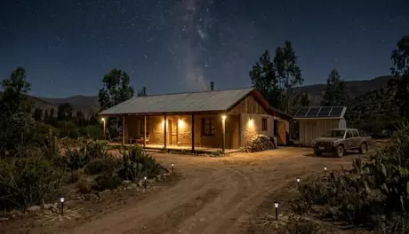 Solar LED home light system illuminating indoor living room.webp